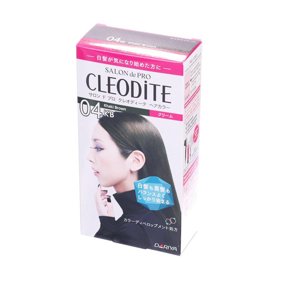 CLEODITE Hair Color Cream 04 Khaki Brown - LOG-ON