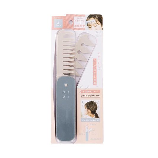 STARLAB NEUT 3 Way Hair Arrangment Comb (Fluffy Type) - LOG-ON
