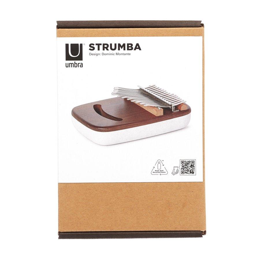 UMBRA Strumba Kalimba (White/Walnut) - LOG-ON