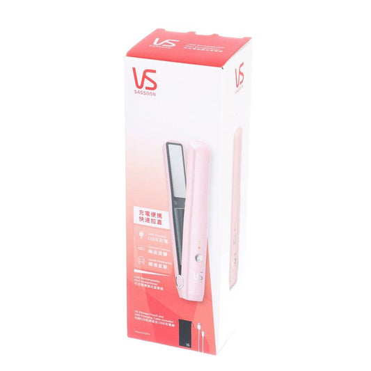 VIDAL SASSOON VS Rechargeable Mini Straightener - Pink - LOG-ON