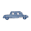 SOUSOU Embroidery Brooh Car Blue - LOG-ON