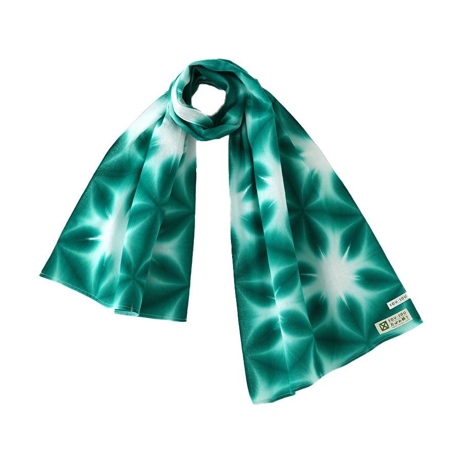 SOUSOU Ise Scarf Green - LOG-ON