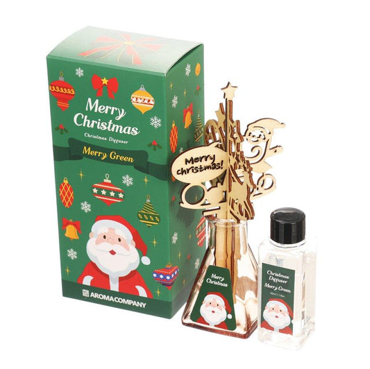 AROMA COMPANY Christmas Diffuser - Merry Green (50ml) - LOG-ON