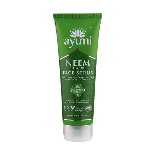 AYUMI NATURALS Ayumi Neem & Tea Tree Face Scrub (125mL) - LOG-ON