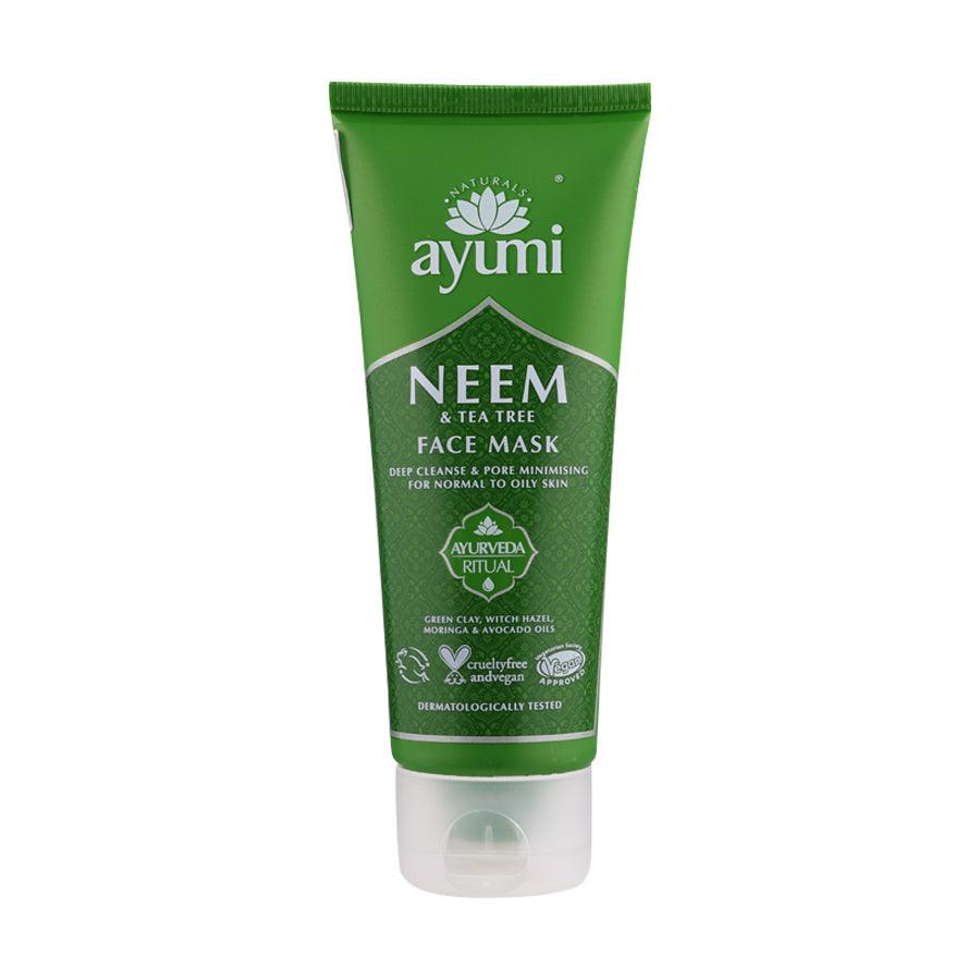 AYUMI NATURALS Ayumi Neem & Tea Tree Face Mask (100mL) - LOG-ON