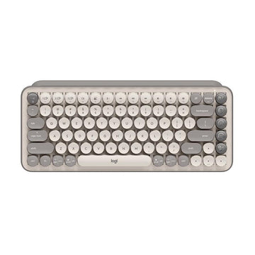 LOGITECH Pop Keys Wireless Keyboard Sand - LOG-ON