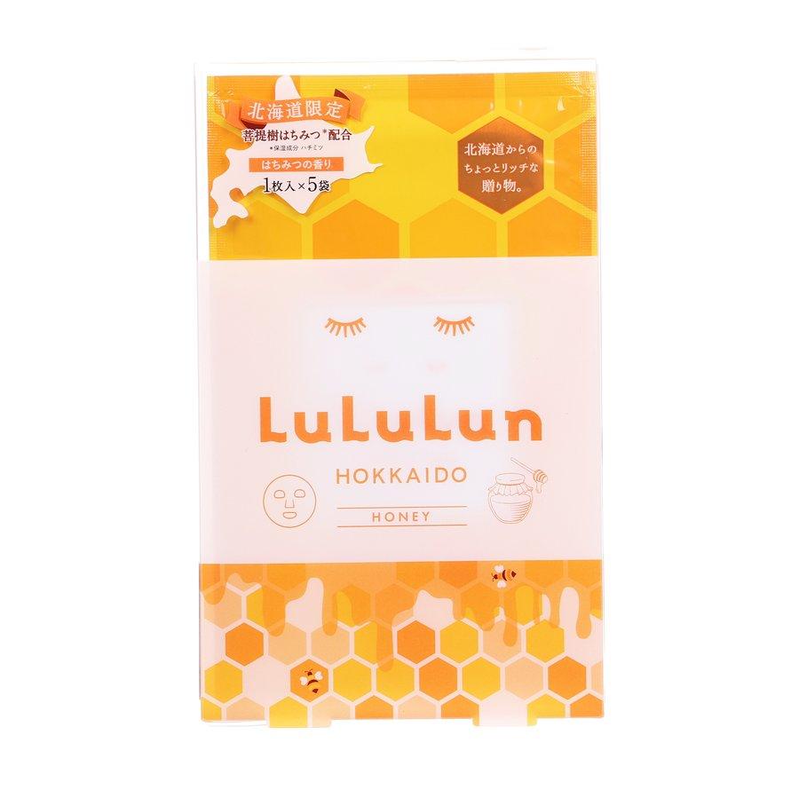 LULULUN Premium Face Mask Hokkiado Honey 5 sheets (150ml) - LOG-ON