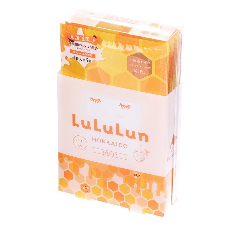 LULULUN Premium Face Mask Hokkiado Honey 5 sheets (150ml) - LOG-ON