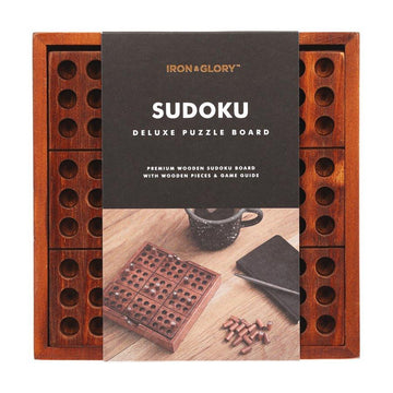 SUCKUK Iron & Glory Wooden Sudoku Puzzle - LOG-ON