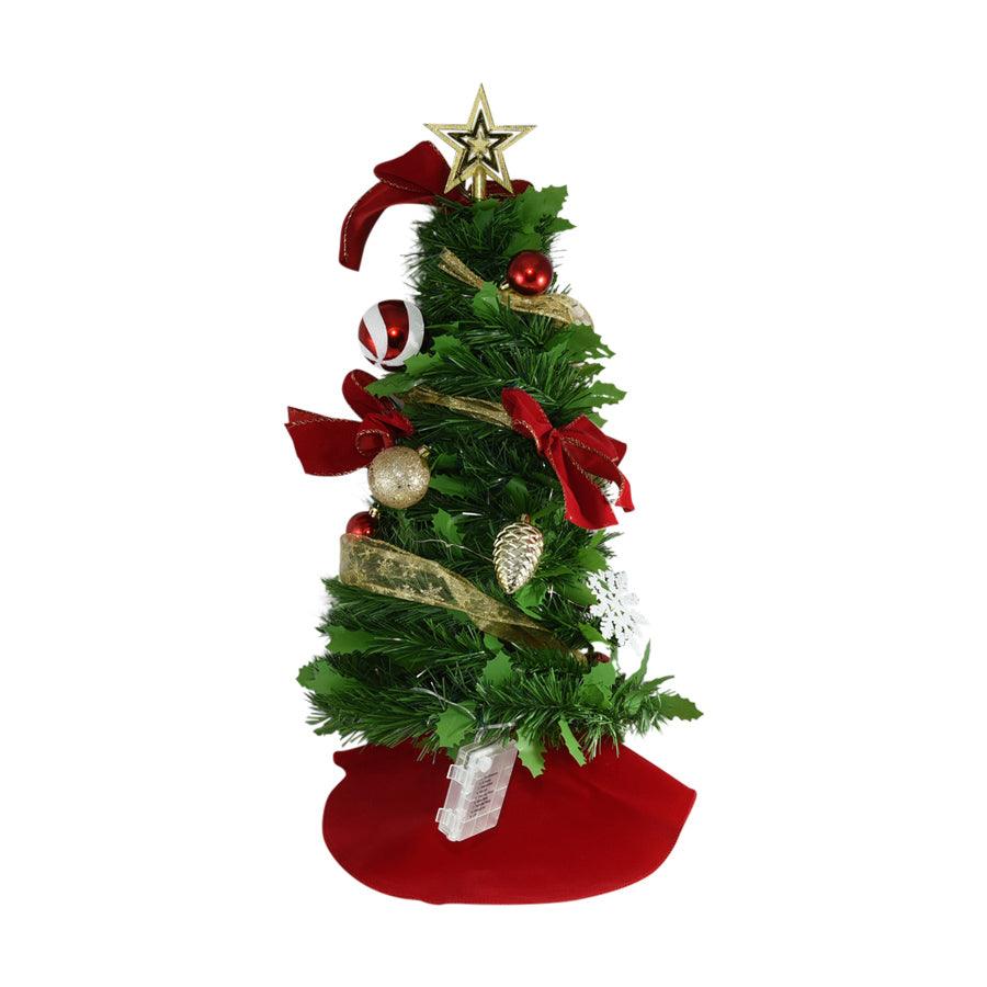 YOU & I LED Xmas Tree Red 60 Cm (800g) - LOG-ON