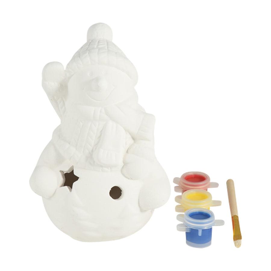 YOU & I LED Xmas Paint Decoration - Snowman (200g) - LOG-ON