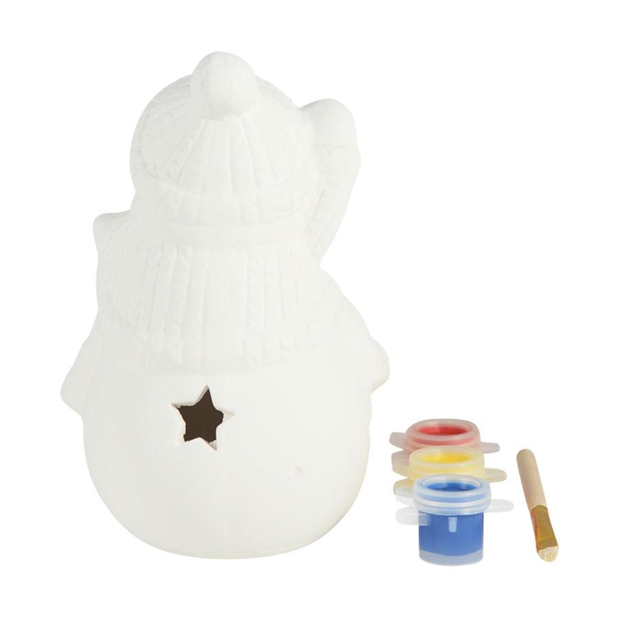 YOU & I LED Xmas Paint Decoration - Snowman (200g) - LOG-ON