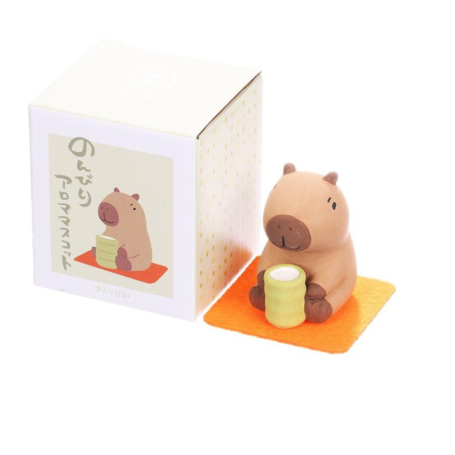 DECOLE Sit Back Aroma Mascot Capybara (45g) - LOG-ON