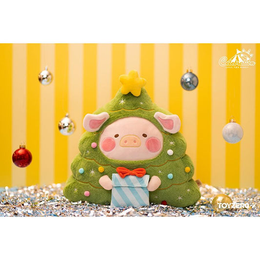 TOYZEROPLUS LuLu The Piggy Xmas 40cm Cushion - LOG-ON