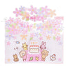 SANRIO Brithday Card Pop Up - Minna No Tabo & Flower - LOG-ON