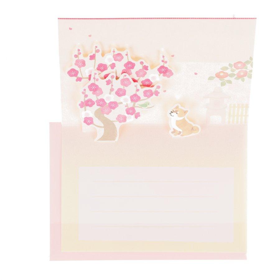 SANRIO Everday Card Pop Up - Tsubaki & Shibainu - LOG-ON