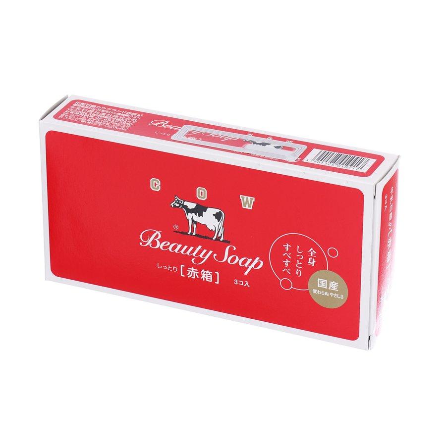 COW Cow Brand Soap Red Box (90G*3PCS) - LOG-ON