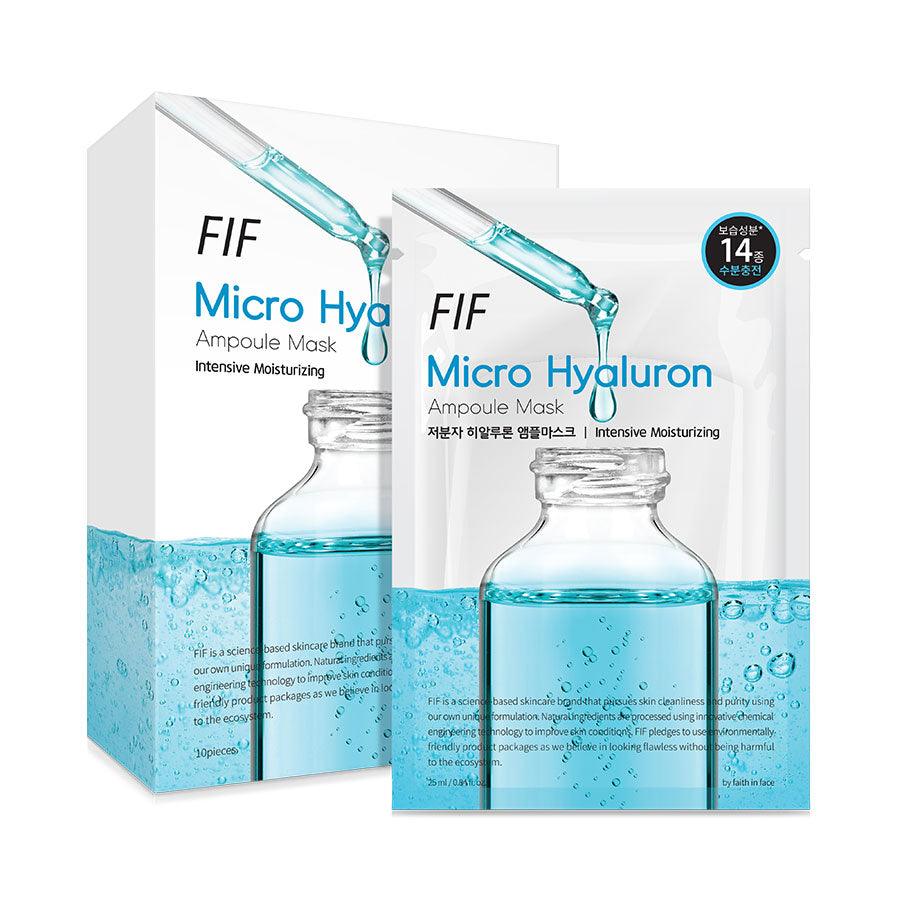 FAITHINFACE Micro Hyaluron Ampoule Mask (10pcs) - LOG-ON