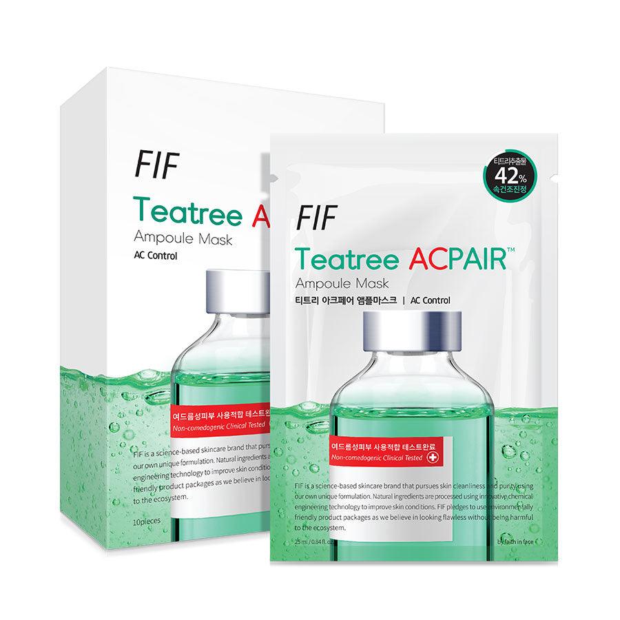 FAITHINFACE Teatree Acpair Ampoule Mask (10pcs) - LOG-ON