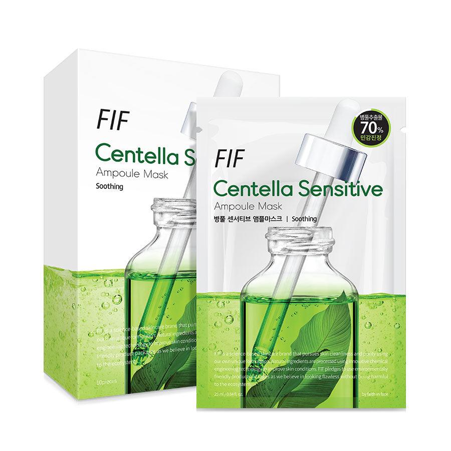 FAITHINFACE Centella Sensitive Ampoule Mask (10pcs) - LOG-ON