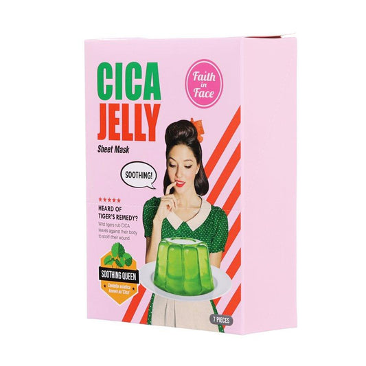 FAITHINFACE Cica Jelly Sheet Mask (7pcs) - LOG-ON