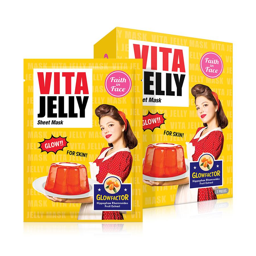 FAITHINFACE Vita Jelly Sheet Mask (7pcs) - LOG-ON