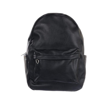 ARCHETYPE Millie Sheep Skin PU Backpack Mid Black - LOG-ON