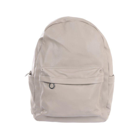 ARCHETYPE Millie Sheep Skin PU Backpack Mid Light Grey - LOG-ON