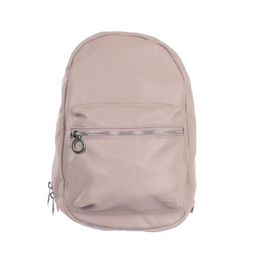 ARCHETYPE Millie Sheep Skin PU Backpack Mini Taupe - LOG-ON