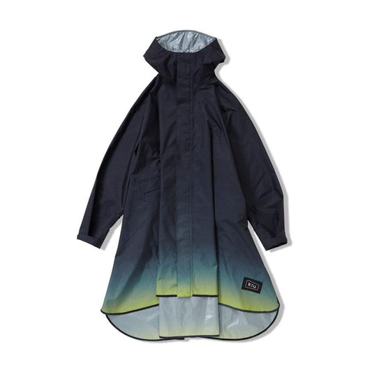 KIU Kiu New Standard Rain Poncho Gradation Navy (420g) - LOG-ON