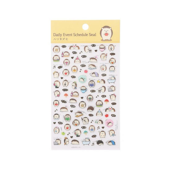 PINE BOOK Schedule Seal - Hedgehog (10g) - LOG-ON