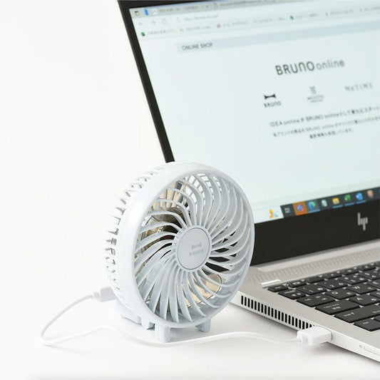 BRUNO Portable Mini Fan - Light Blue - LOG-ON