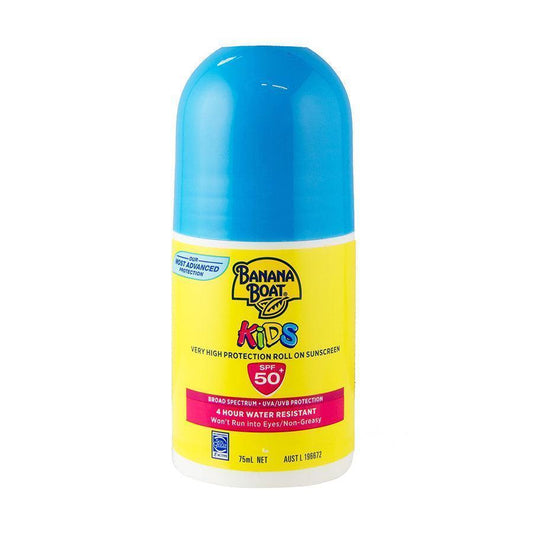 BANANA BOAT Kids Sunscreen Roll On SPF50 75ml - LOG-ON