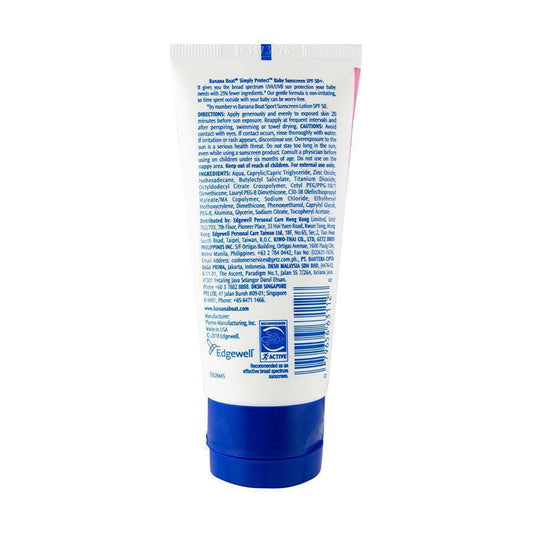 BANANA BOAT Simply Protect Baby Lotion SPF50+  (90mL) - LOG-ON