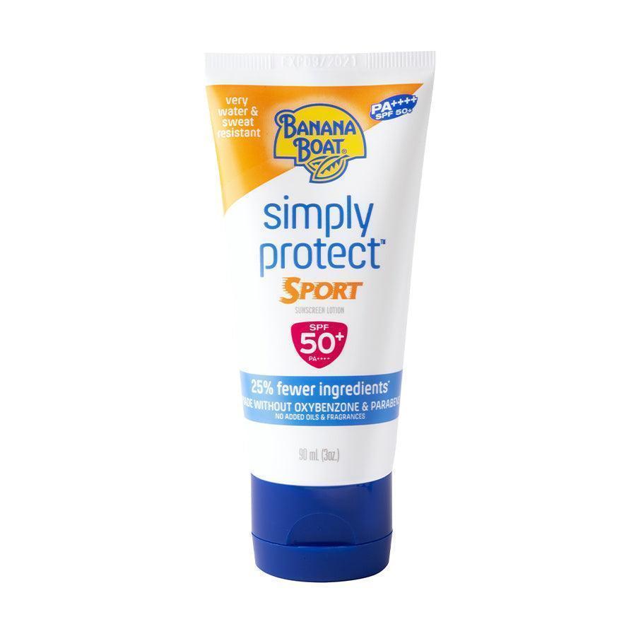 BANANA BOAT Simply Protect Sport Lotion SPF50+  (90mL) - LOG-ON