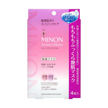 MINON Aminomoist Aging Care Mask (24ML X 4PCS) - LOG-ON