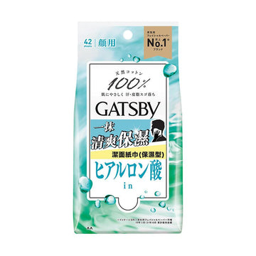 GATSBY Facial Paper Moist Type 42 PS (42pcs) - LOG-ON