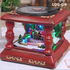 EDAI Xmas LED Music Phonograph With Christmas Tree